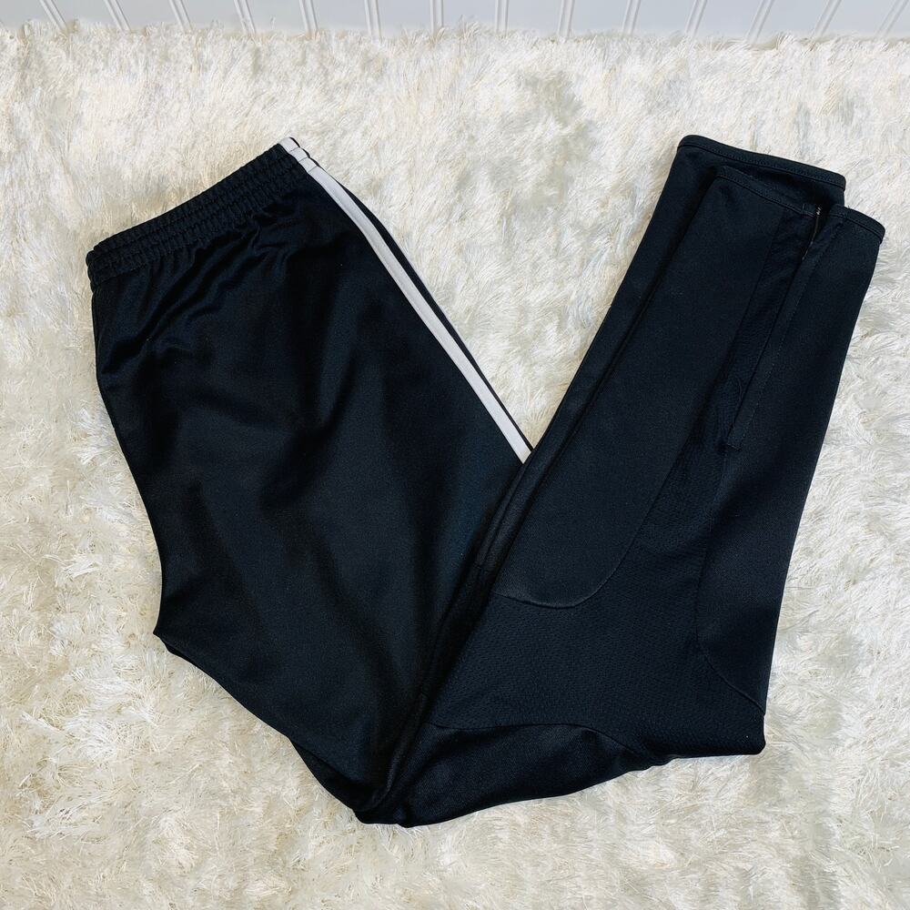Adidas Black White 3 Stripes Sz Medium